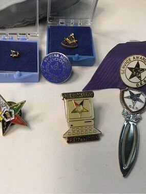 Masons Pins, Bolo & Bookmark